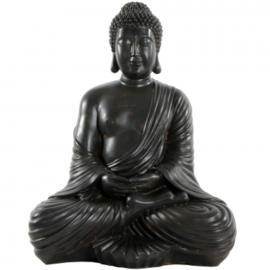 17" Japanese Sitting Buddha Statue