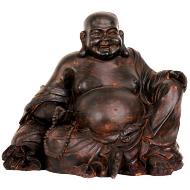 8" Sitting Laughing Buddha Statue